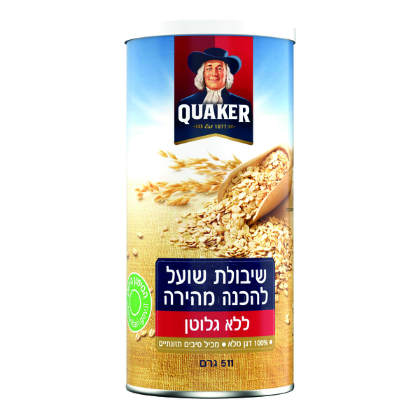 קוואקר שיבולת שועל  ללא גלוטן