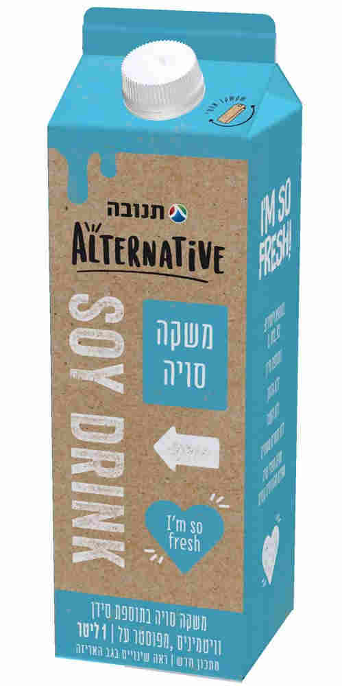 משקה סויה מועשר 1 ליטר
